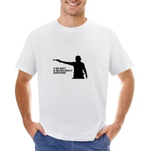 Rick Grimes Decomcracy Walking Dead Tshirt Asian Size Men T-Shirt
