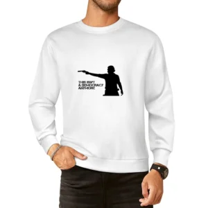 Rick Grimes Decomcracy Walking Dead Tshirt European Size Pullover Sweater