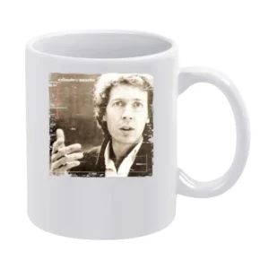 Rickie Lee Jones The Magazine Album Cover Distressed Image White Mug