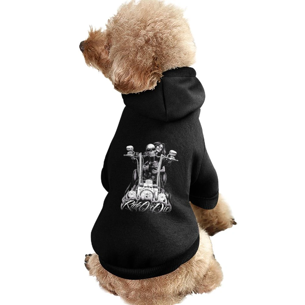 Ride Or Die Motorcycle Tshirt Pet Apparel Clothes