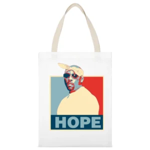 Rip Nate Dogg Rap White Canvas Tote Shopping Bag