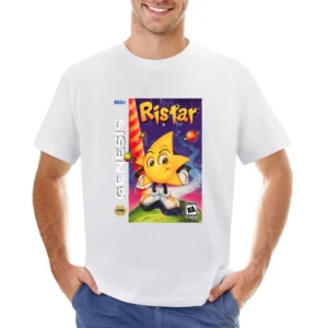 Ristar Sega Genesis Old School Retro Video Game Fan Distressed Asian Size Men T-Shirt
