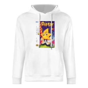 Ristar Sega Genesis Old School Retro Video Game Fan Distressed European Size Men Hoodie