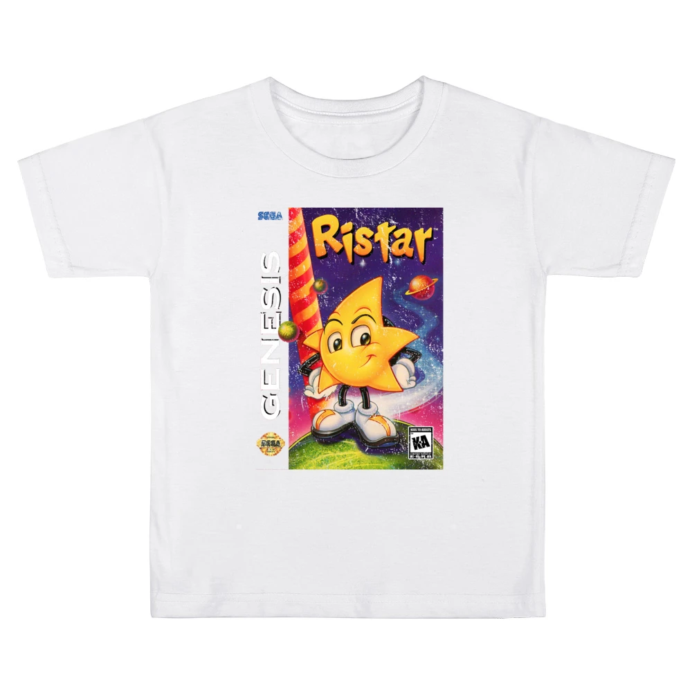 Ristar Sega Genesis Old School Retro Video Game Fan Distressed Kids Boys Girls T-Shirt
