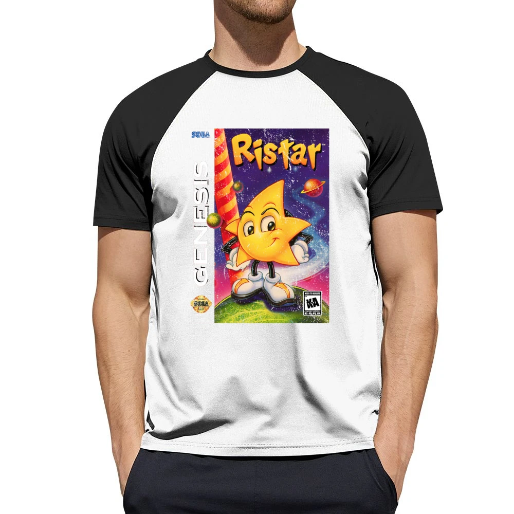Ristar Sega Genesis Old School Retro Video Game Fan Distressed Men Short Sleeve T-Shirt