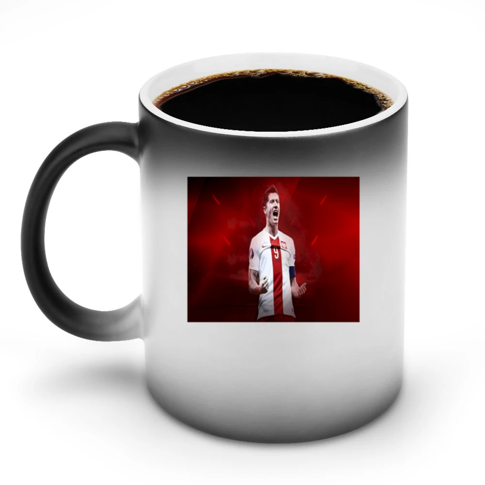 Robert Lewandowki Polish Soccer Tshirt (All colors and styles availabl Discoloration Mug