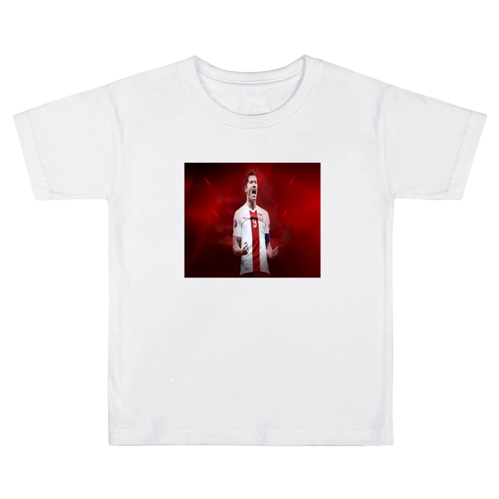 Robert Lewandowki Polish Soccer Tshirt (All colors and styles availabl Kids Boys Girls T-Shirt