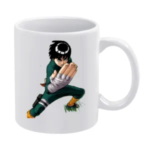 Rock Lee taijutsu master Springtime of Youth Team Guy Naruto Manga ani White Mug