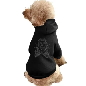 Rockstar Marilyn Monroe With Tattoos Fun Tee Shirt Pet Apparel Clothes