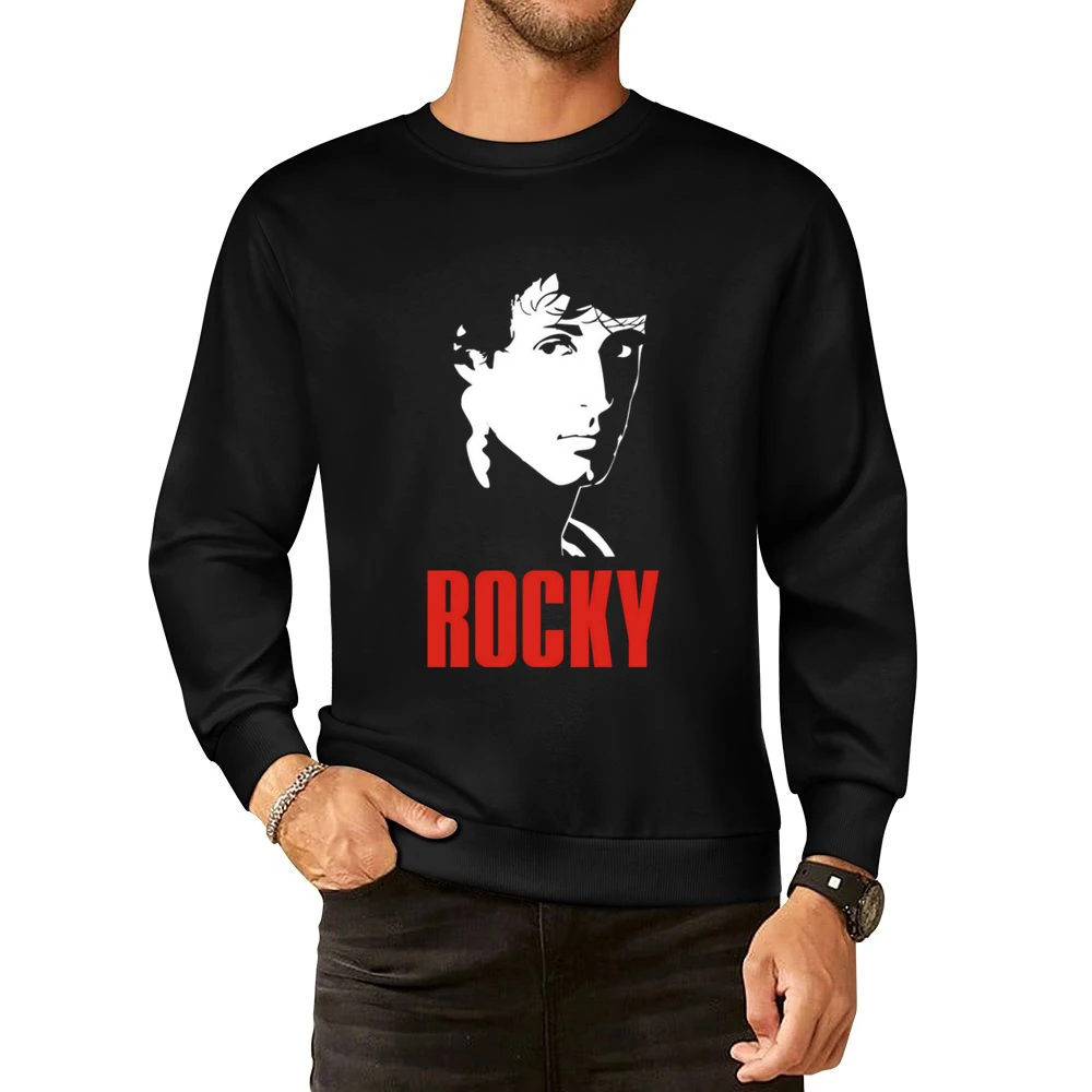 Rocky balboa Sylvester Stallone movie boxing European Size Pullover Sweater