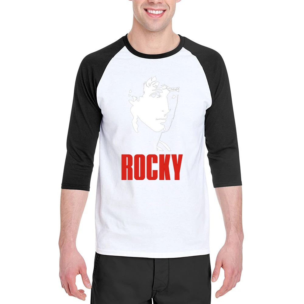 Rocky balboa Sylvester Stallone movie boxing Men 3/4 Sleeve T-Shirt