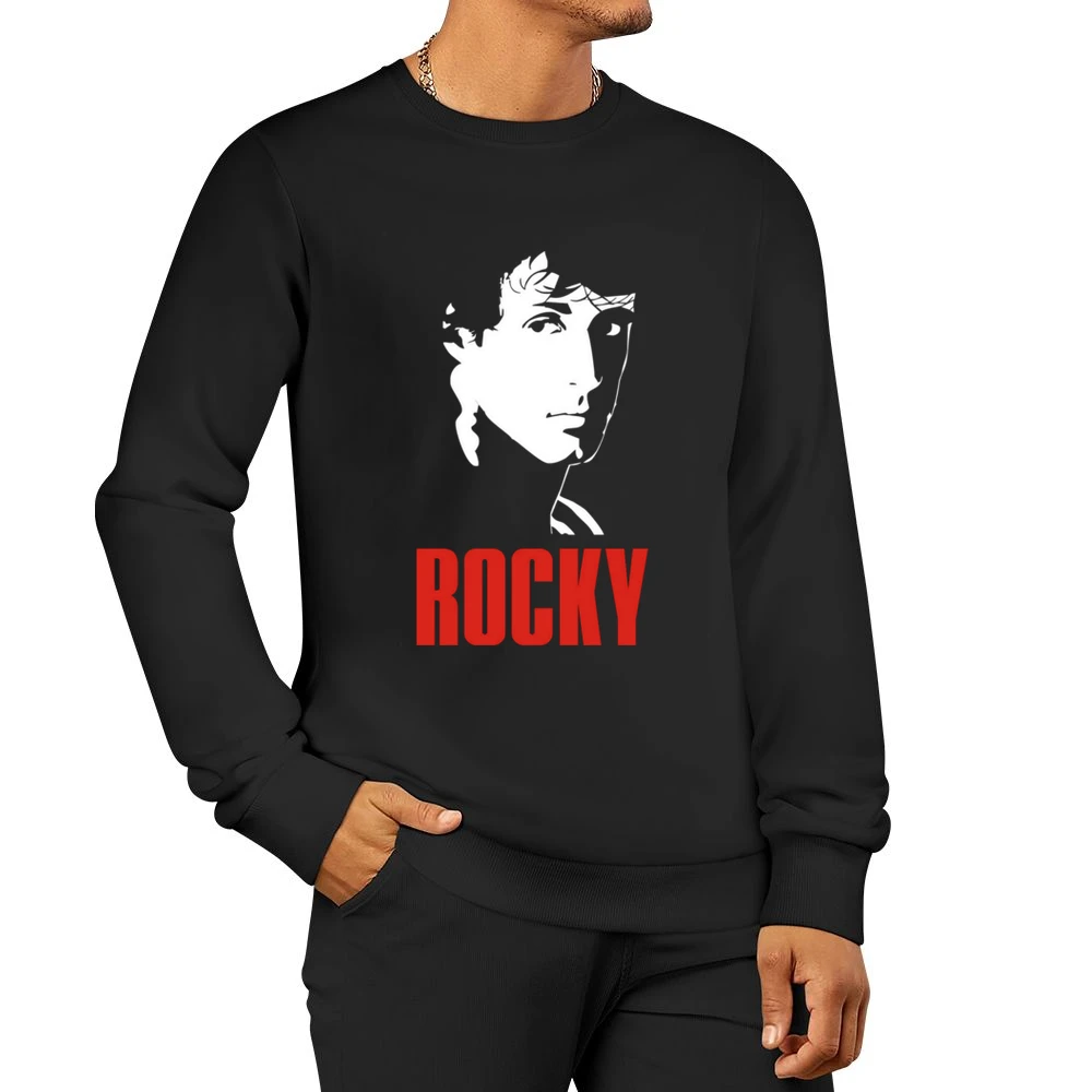 Rocky balboa Sylvester Stallone movie boxing Men Pullover Sweatshirt