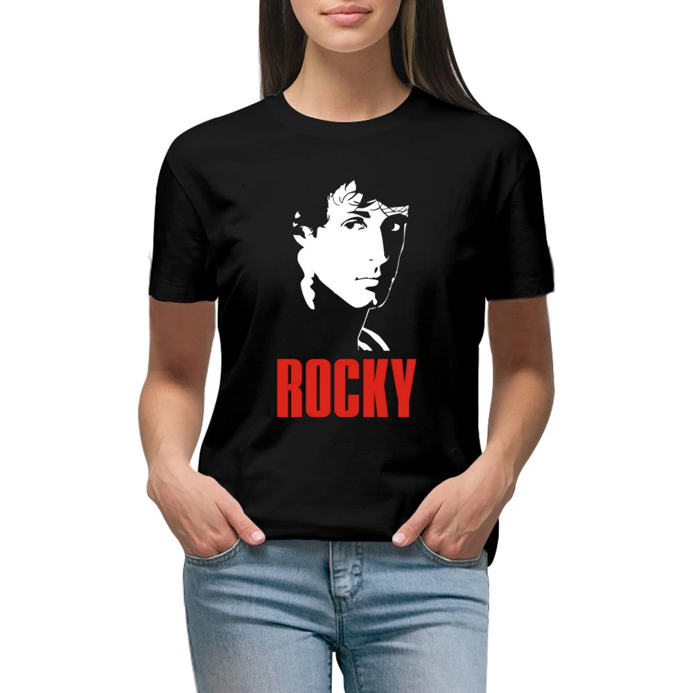 Rocky balboa Sylvester Stallone movie boxing Premium Women Ladies T-shirt