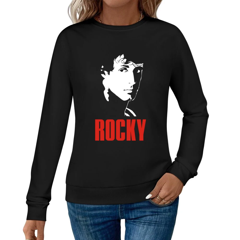 Rocky balboa Sylvester Stallone movie boxing Women Pullover Sweatshirt