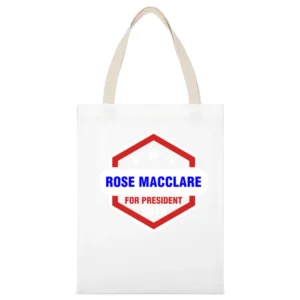 Rosamund Painswick For President 2016 Downton Abbey TV Show White Canvas Tote Shopping Bag
