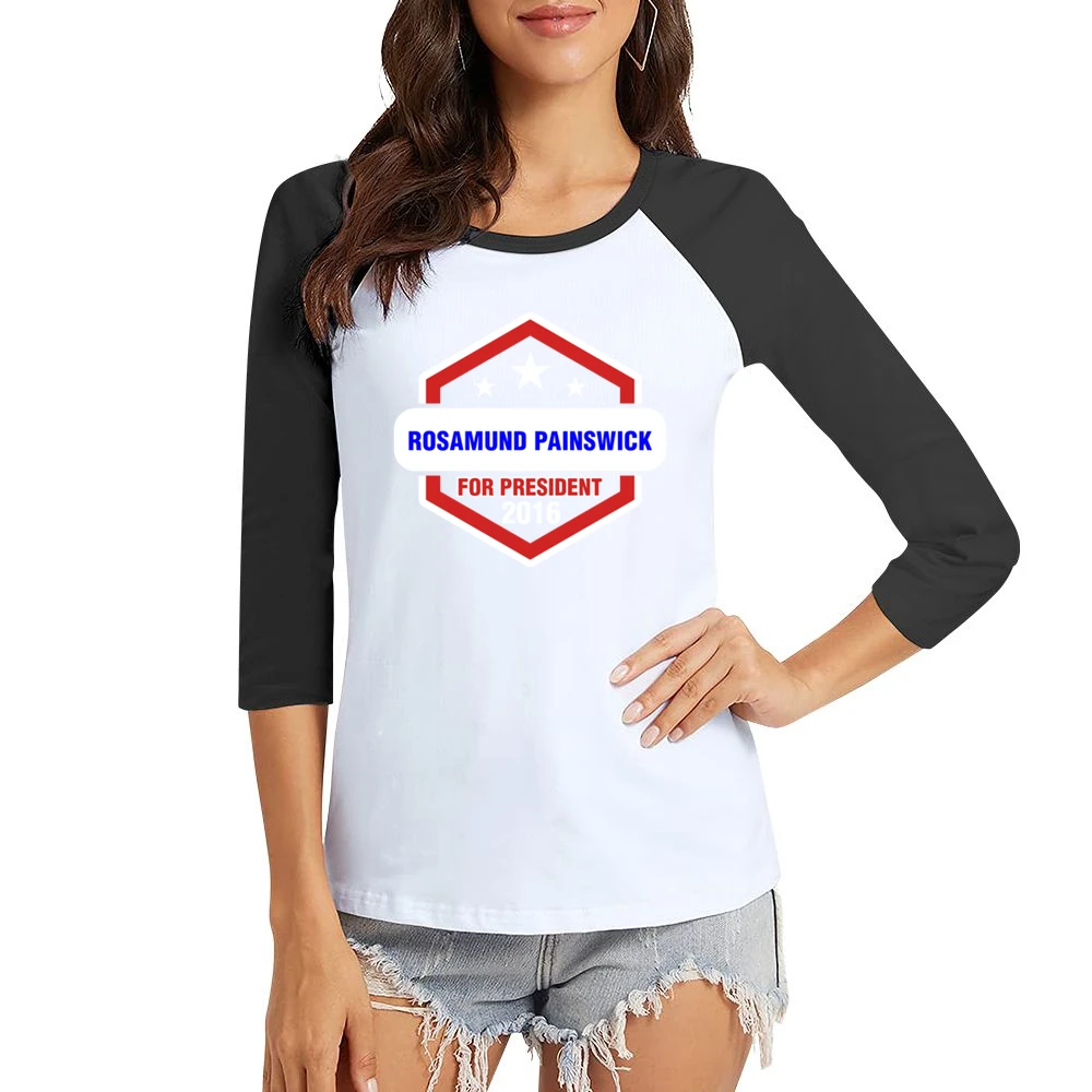 Rosamund Painswick For President 2016 Downton Abbey TV Show Women Ladies 3-4 Sleeve T-Shirt