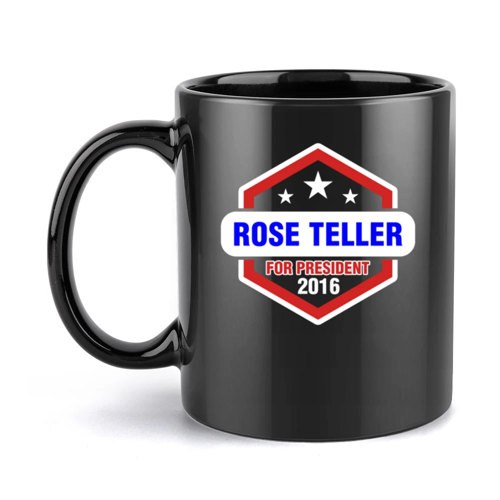 Rose Teller For President 2016 Luther TV Show Black Mug