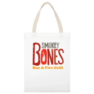Rubios Fresh Mexican Grill Fast Food Restaurant Distressed Look T Shir White Canvas Tote Shopping Bag