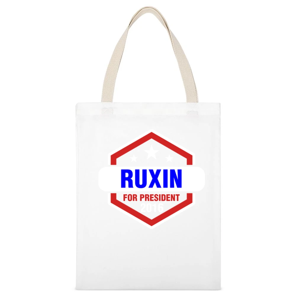 Ruxin For President 2016 The League TV Show White Canvas Tote Shopping Bag