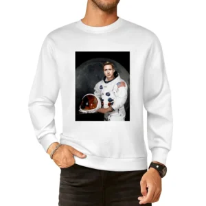 Ryan Gosling Neil Armstrong First Man On The Moon New Movie Ladies T S European Size Pullover Sweater