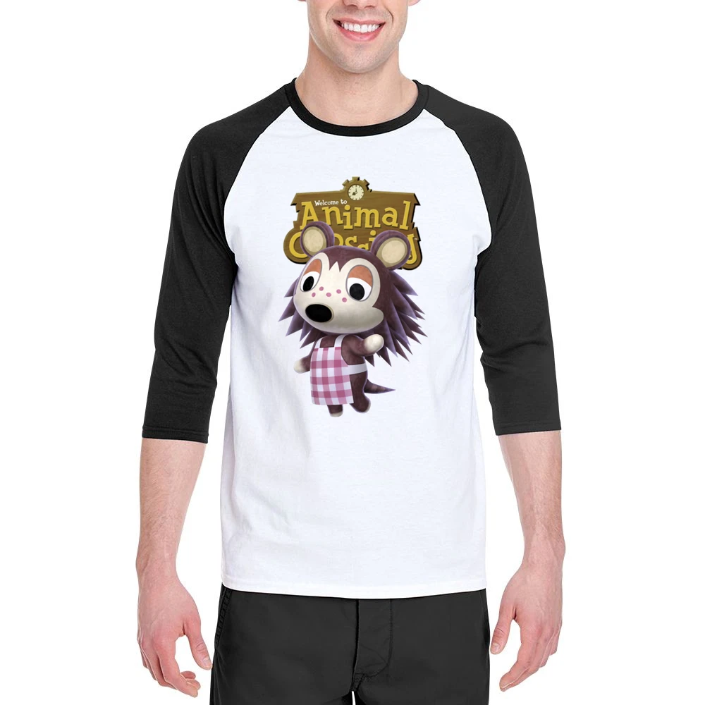 Sable Able From Animal Crossing Nintendo Video Game Fan Men 3/4 Sleeve T-Shirt