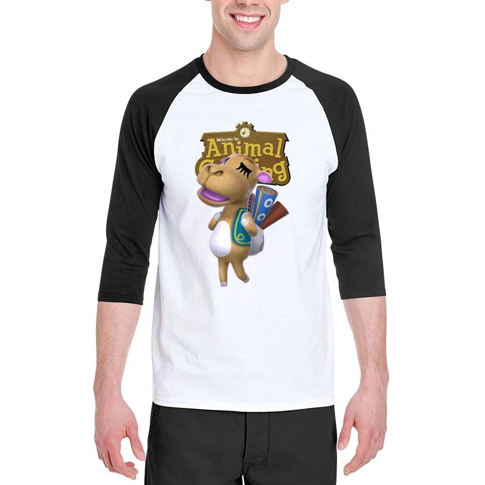 Saharah From Animal Crossing Nintendo Video Game Fan Men 3/4 Sleeve T-Shirt