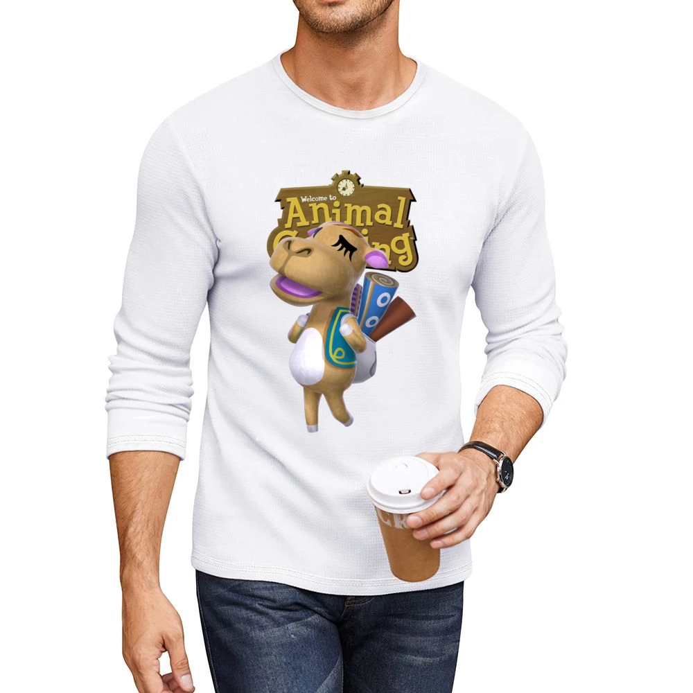 Saharah From Animal Crossing Nintendo Video Game Fan Men CrewNeck Long Sleeve T-Shirt