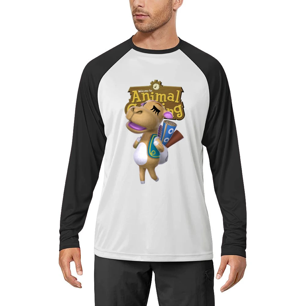 Saharah From Animal Crossing Nintendo Video Game Fan Men Long Sleeve T-Shirt