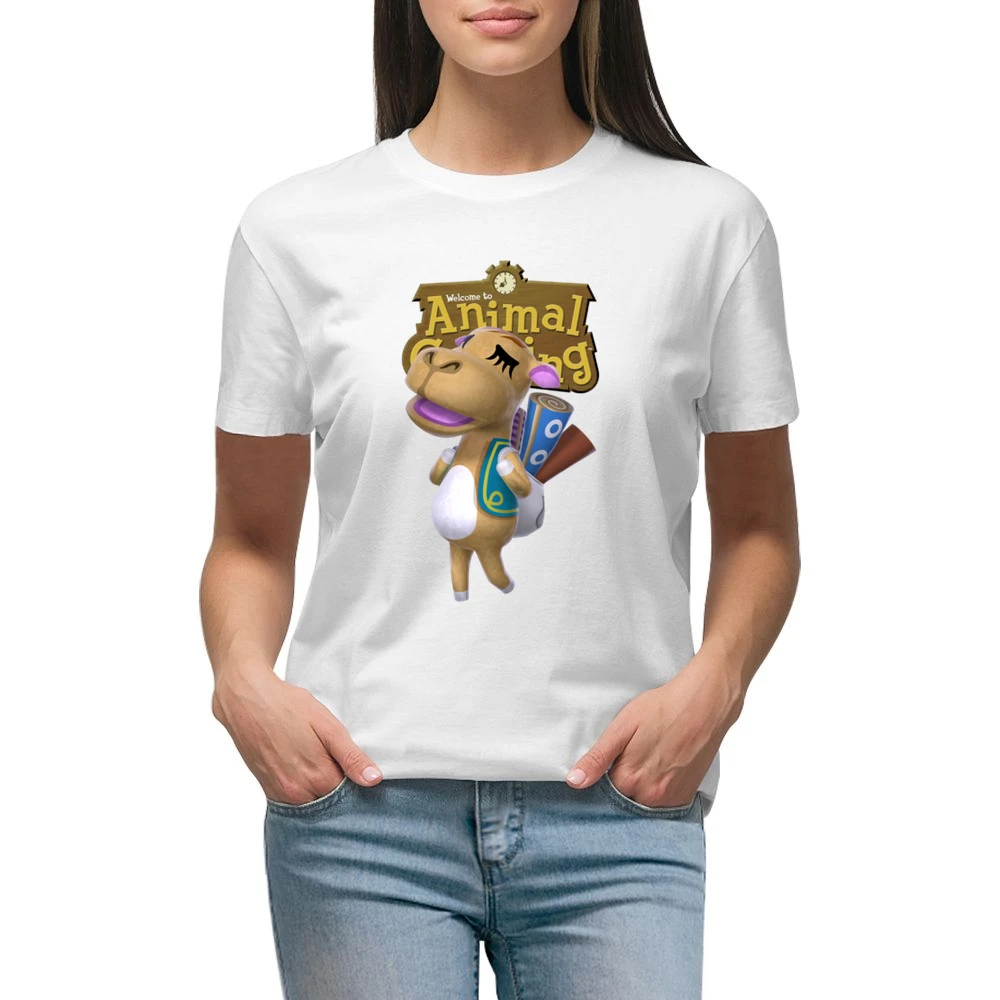 Saharah From Animal Crossing Nintendo Video Game Fan Premium Women Ladies T-shirt