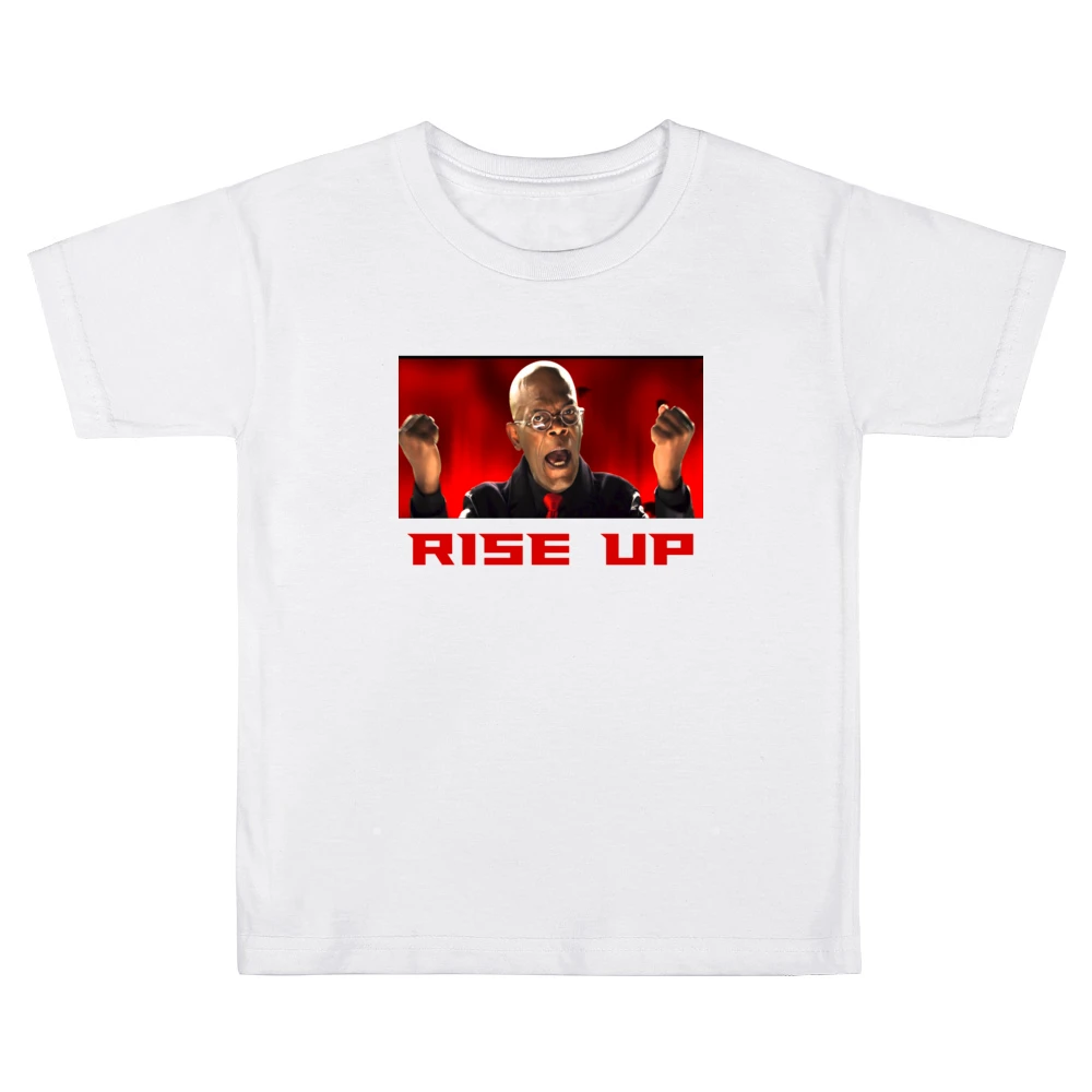 Samuel L Jackson Rise Up Falcons Kids Boys Girls T-Shirt