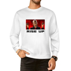 Samuel L Jackson Rise up Falcons European Size Pullover Sweater