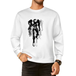 Samus Aran Metroid Armor Video Game European Size Pullover Sweater