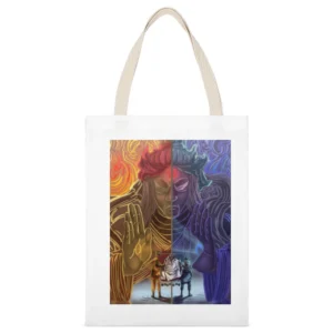 Sasuke Uchiha Naruto Uzumaki and the sage of the six path anime manga White Canvas Tote Shopping Bag
