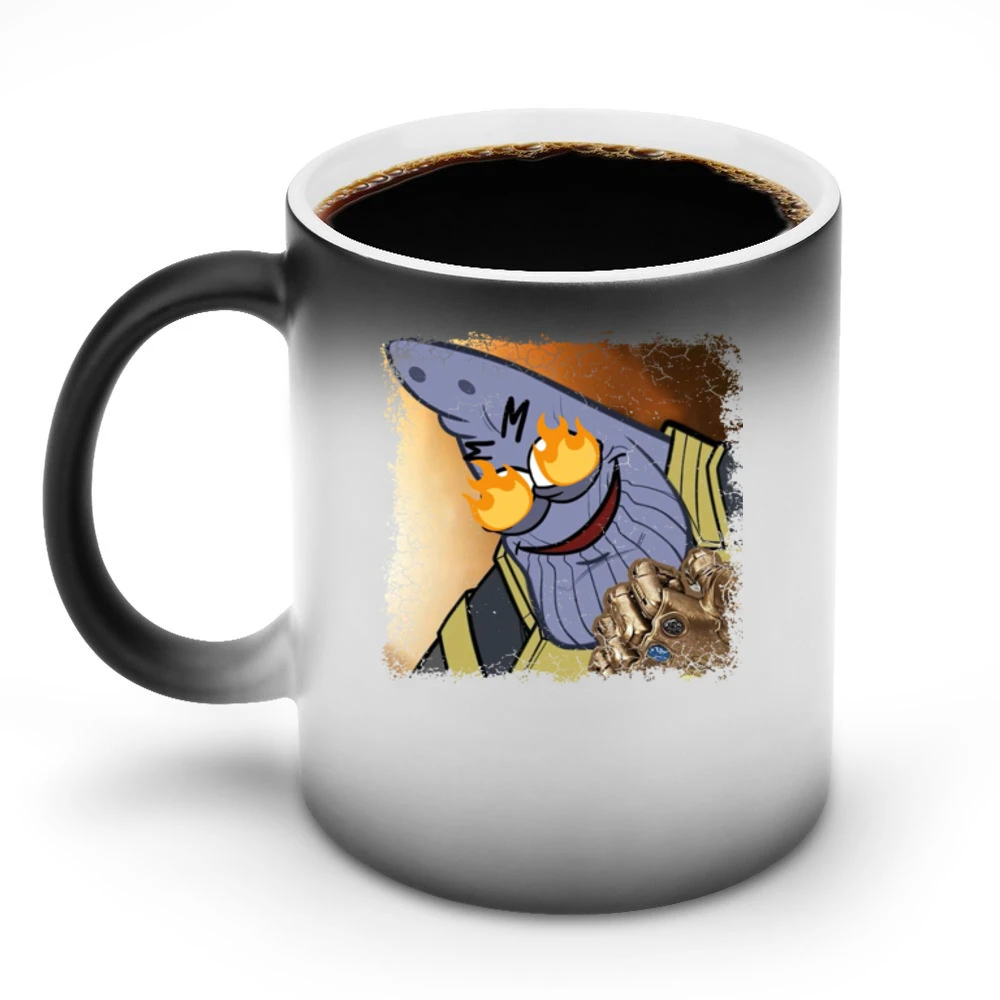 Savage Patrick Thanos Meme Funny Infinity Wars Movie Discoloration Mug