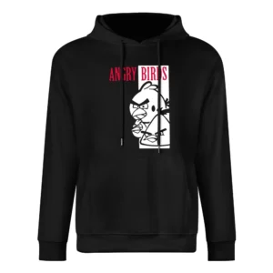 Scarface angry bird parody funny European Size Men Hoodie