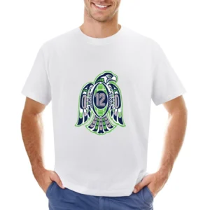 Seattle Football 12th Man Asian Size Men T-Shirt