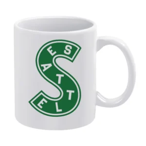 Seattle Hockey Team Retro Metropolitans Sports Logo Fan White Mug