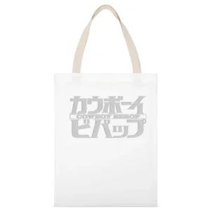 See you Space Cowboy Shinichiro Watanabe bounty hunter anime text T Sh White Canvas Tote Shopping Bag