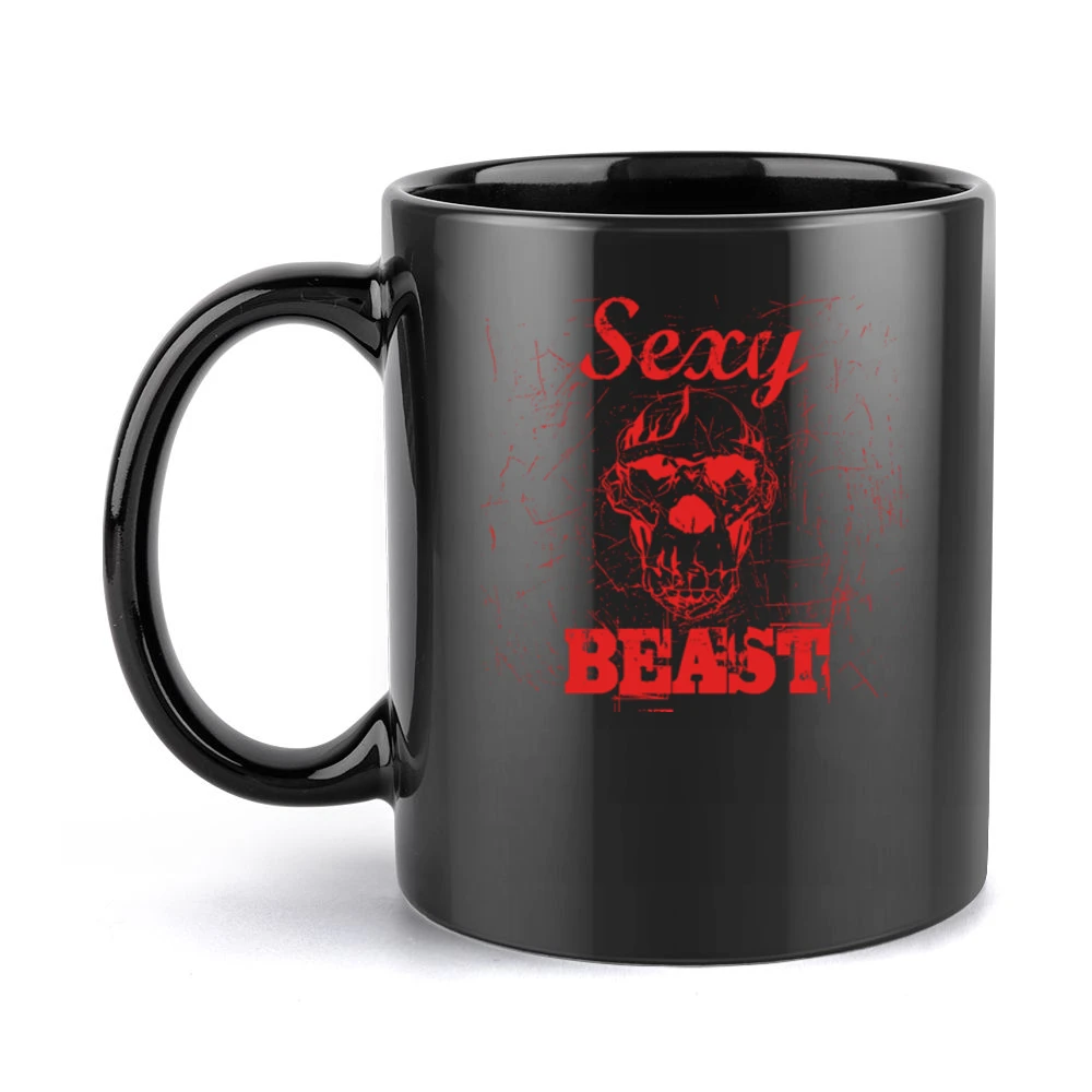 Sexy Beast Funny Joke Black Mug