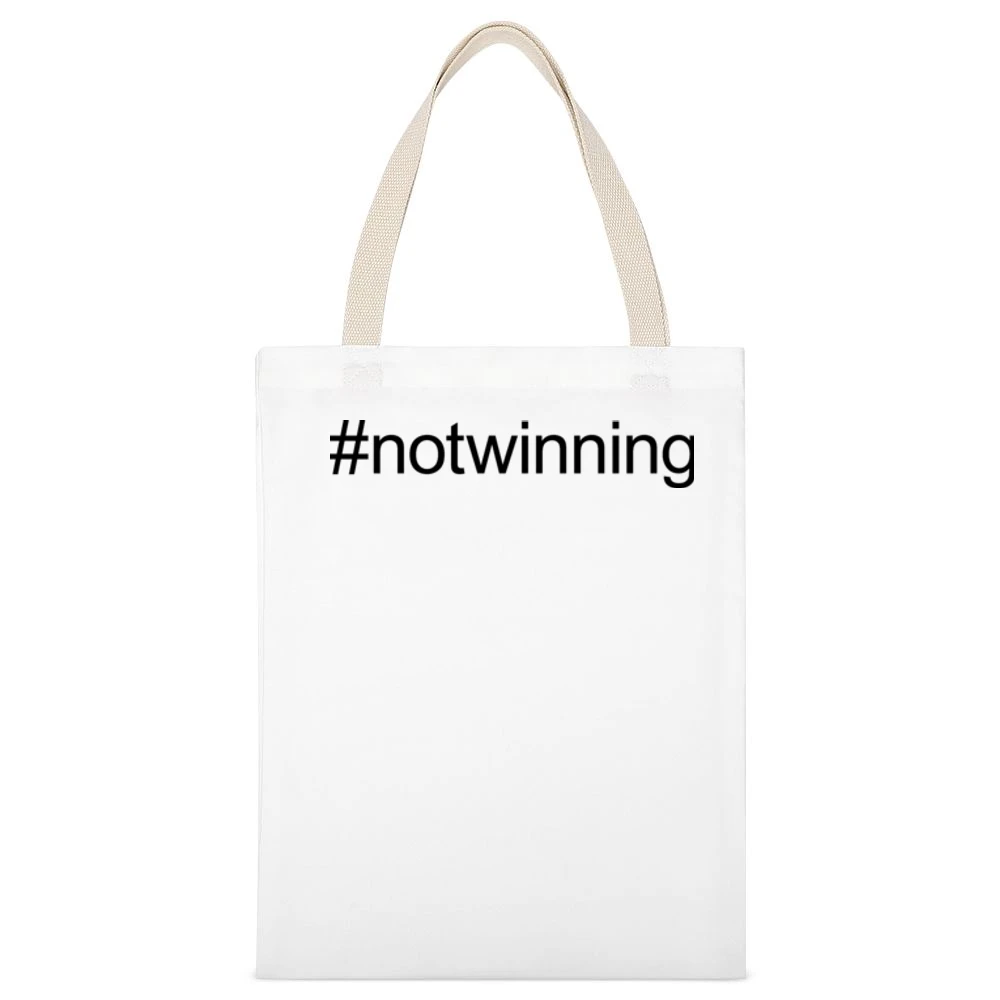 Sheen Winning Parody Charlie White Canvas Tote Shopping Bag