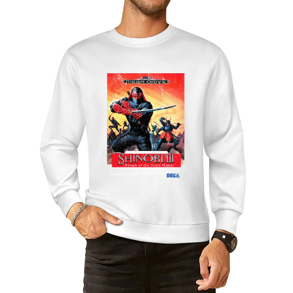 Shinobi 3 Return Ninja Master Sega Genesis Old School Retro Video Game European Size Pullover Sweater