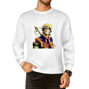 Shinobi of the leaf Uzumaki Naruto from konoha European Size Pullover Sweater