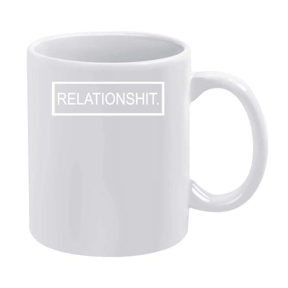 Shit Relationship Relationshit Funny Anti Love Break Up Graphic Couple White Mug