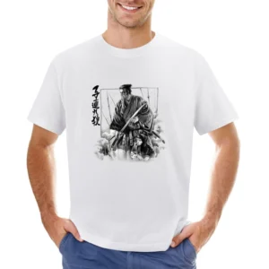 Shogun Assassin Lone wolf and cub itto ogami daigoro-Tomisaburo Wakaya Asian Size Men T-Shirt