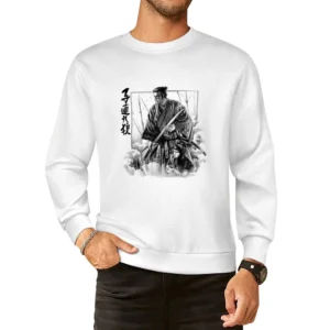 Shogun Assassin Lone wolf and cub itto ogami daigoro-Tomisaburo Wakaya European Size Pullover Sweater