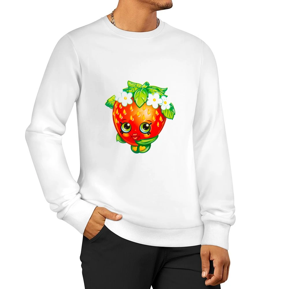 Shopkins Strawberry Kiss Men Pullover Sweatshirt
