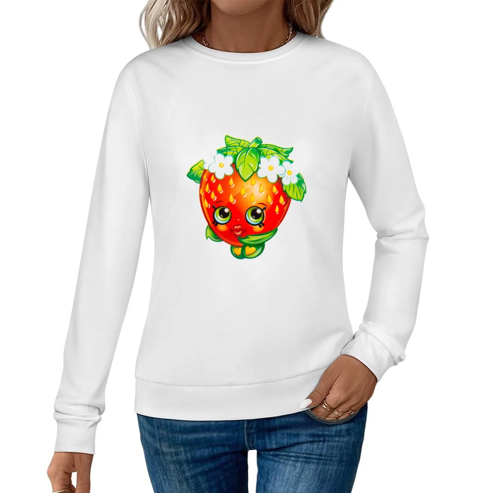 Shopkins Strawberry Kiss Women Pullover Sweatshirt