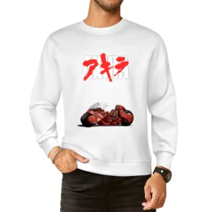Shotaro Kaneda motorcycle bike bosozoku Capsule gang akira manga ani European Size Pullover Sweater