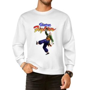 Shun Di Virtua Fighter Arcade Fighting Retro Video Game Character Fan European Size Pullover Sweater