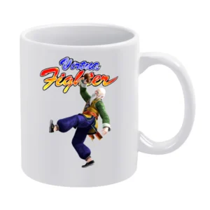 Shun Di Virtua Fighter Arcade Fighting Retro Video Game Character Fan White Mug